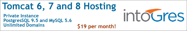Tomcat 7 and 8 Hosting